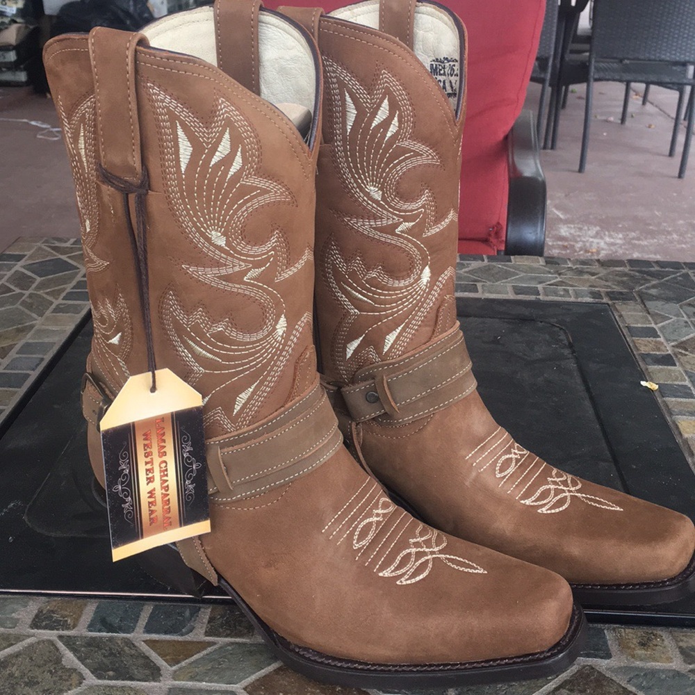 Beautiful western leather high quality boots
